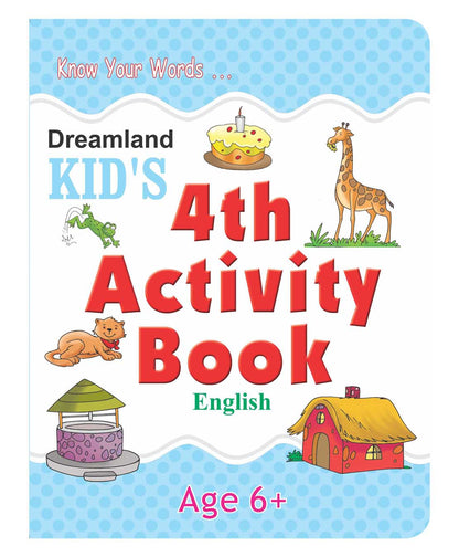 Dreamland Publications Kid's 4th Activity Book - English