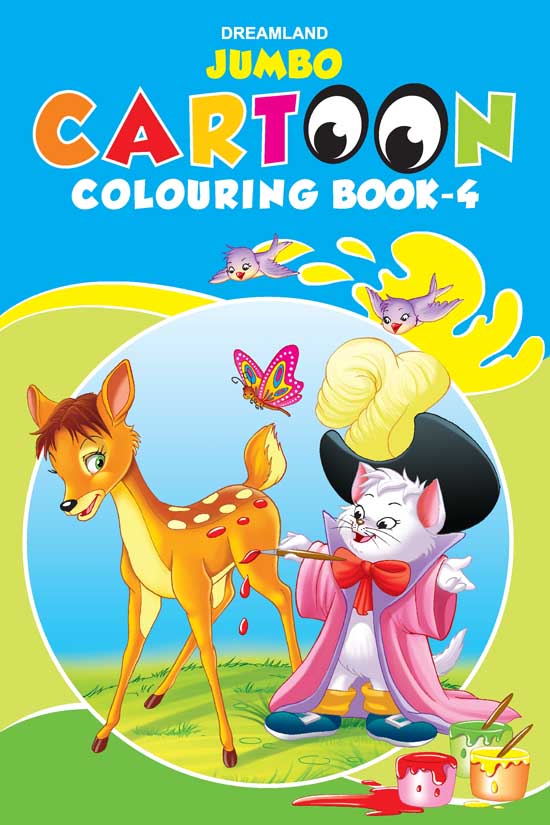 Dreamland Jumbo Cartoon Colouring Book - 4