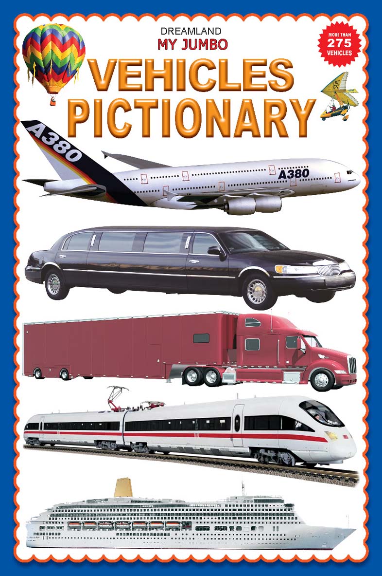 Dreamland My Jumbo Vehicles Pictionary