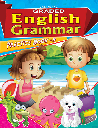 Dreamland Graded English Grammar Practice Book - 8