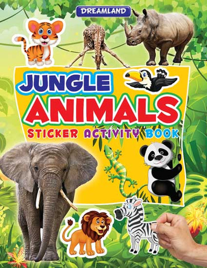 Dreamland Sticker Activity Book - Jungle Animals