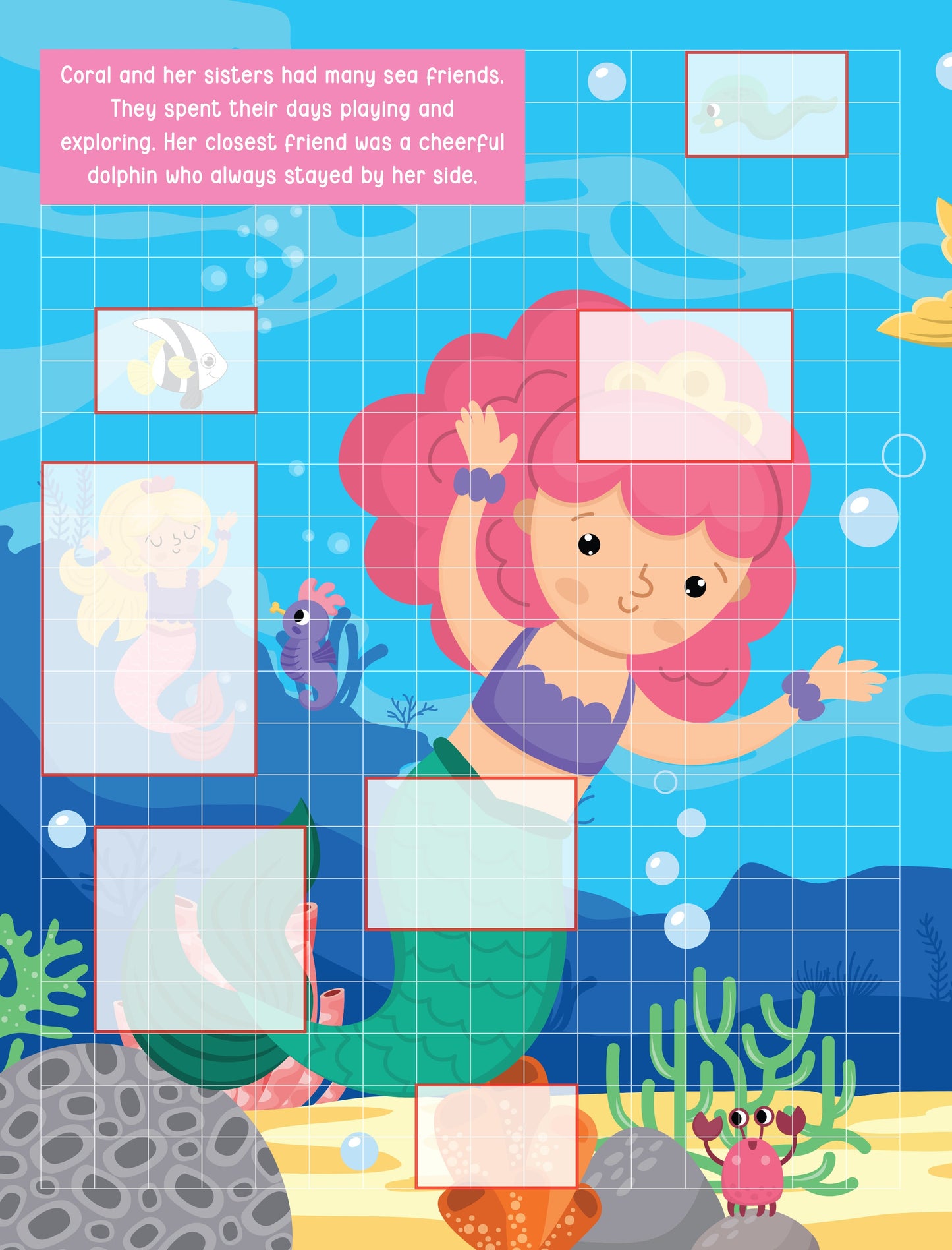 Dreamland Publications Pixel Sticker Activity Book: Curious Mermaid – Over 1,400 Stickers for Kids Age 4+ | Underwater Pixel Art, Sticker Puzzles