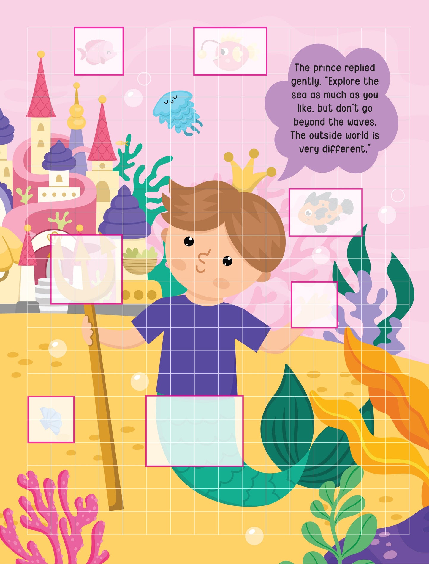 Dreamland Publications Pixel Sticker Activity Book: Curious Mermaid – Over 1,400 Stickers for Kids Age 4+ | Underwater Pixel Art, Sticker Puzzles