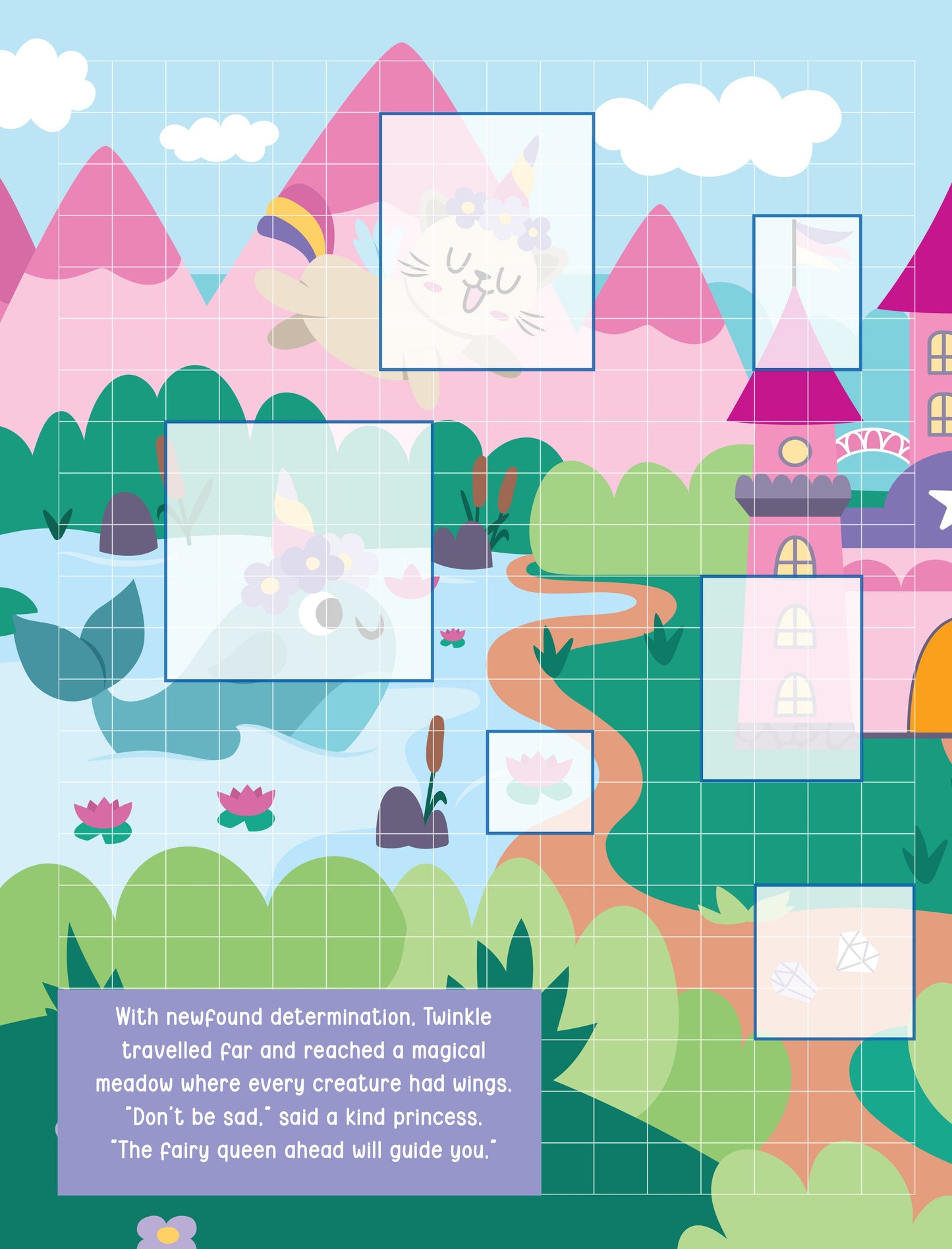 Dreamland Publications Pixel Sticker Activity Book: Twinkle's Dream – Over 1,400 Stickers for Kids Age 4+ | Magical Pixel Art Scenes, Sticker Puzzles