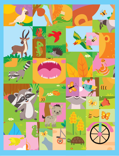 Dreamland Publications Pixel Sticker Activity Book: Leo's Journey – Over 1,400 Stickers for Kids Age 4+ | Adventure-Themed Pixel Art, Sticker Puzzles