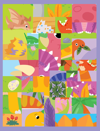 Dreamland Publications Pixel Sticker Activity Book: Tiko and The Lost T-Rex – Over 1,400 Stickers for Kids Age 4+ | Dinosaur Adventure with Pixel Art