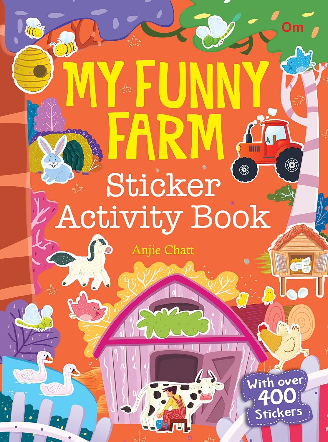 My Funny Farm Sticker Activity Book - Om Books
