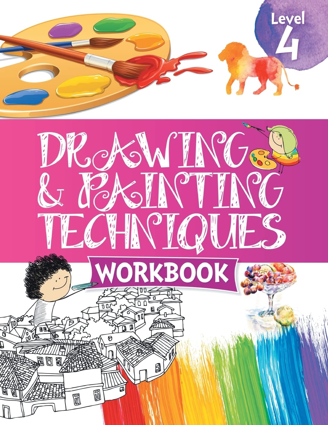 Drawing & Painting Techniques Workbook Grade 4 - Om Books