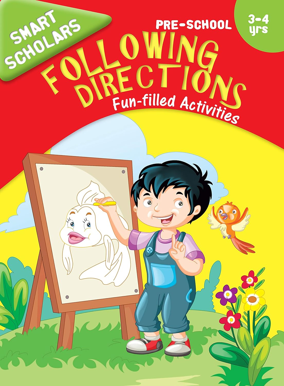 Smart Scholars Pre-School Following Directions - Om Books