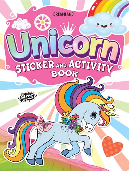 Dreamland My Magical Unicorn Sticker and Activity Book for Children Age 3 - 8 Years - With Bright Stickers to Decorate
