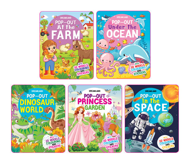 Dreamland Pop- Out Books Pack- 5 Books