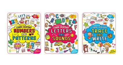 Dreamland Learn Everyday 3 Books Pack for Children Age 3+