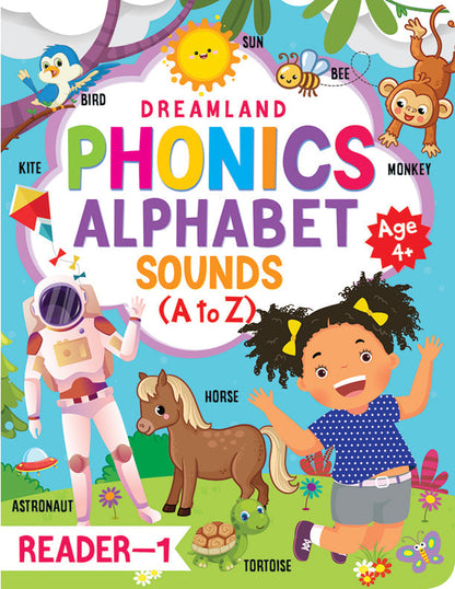 Dreamland Phonics Reader -1 (Alphabet Sounds, A to Z) Age 4+