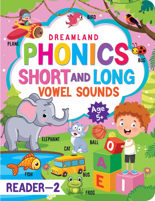 Dreamland Phonics Reader- 2 (Short and Long Vowel Sounds) Age 5+