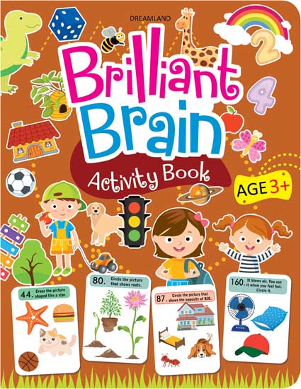 Dreamland Brilliant Brain Activity Book 3+