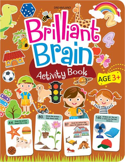 Dreamland Brilliant Brain Activity Book 3+