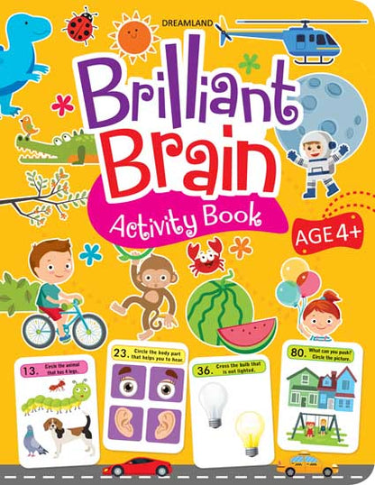Dreamland Brilliant Brain Activity Book 4+