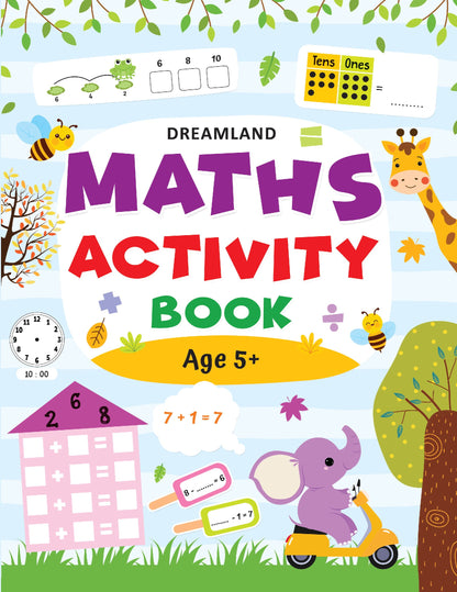 Dreamland Publications Maths Activity Book Age 5+ : Children's Interactive & Activity Book