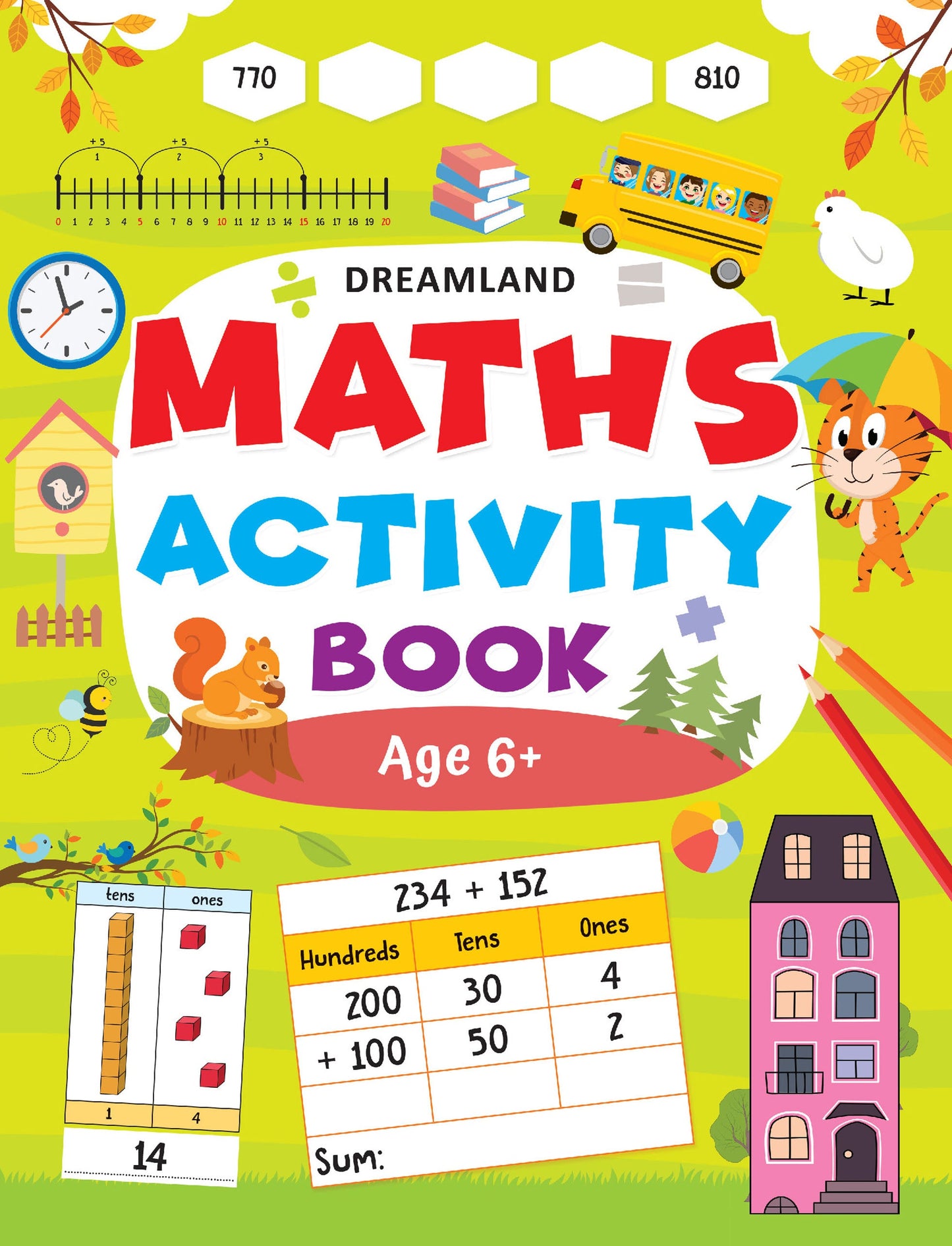 Dreamland Publications Maths Activity Book Age 6+ : Children's Interactive & Activity Book