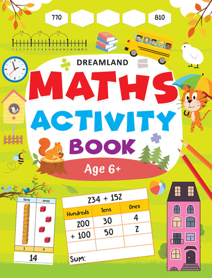 Dreamland Publications Maths Activity Book Age 6+ : Children's Interactive & Activity Book