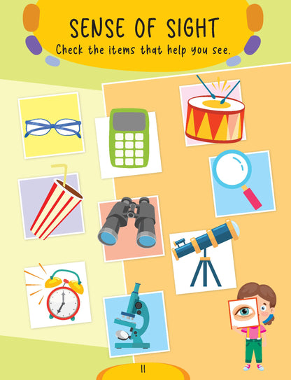 Dreamland Publications Science Activity Book Age 4+ : Children's Interactive & Activity Book