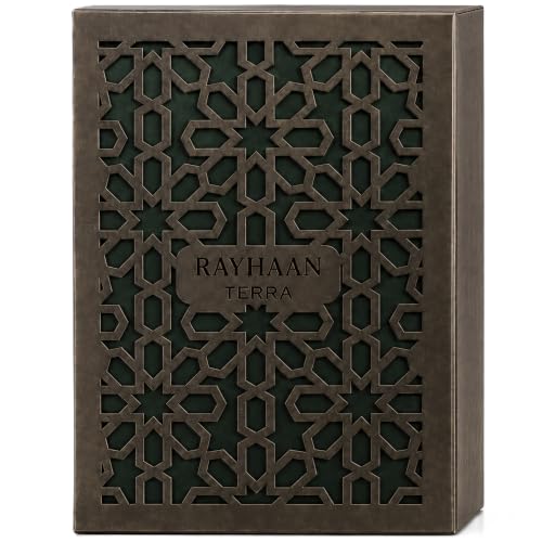 RAYHAAN Terra – Spicy, Woody, Amber, Oriental – Eau de Parfum Spray Long-Lasting Fragrance for Unisex