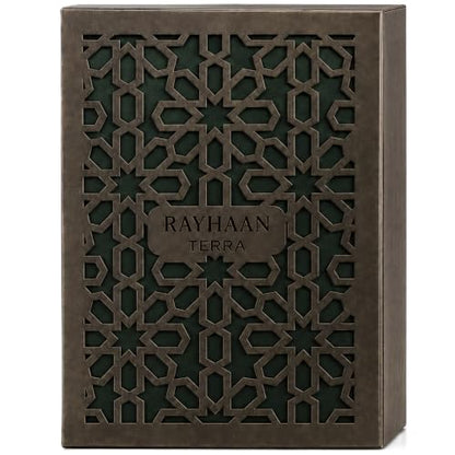 RAYHAAN Terra – Spicy, Woody, Amber, Oriental – Eau de Parfum Spray Long-Lasting Fragrance for Unisex