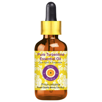 Deve Herbes Pure Turpentine Essential Oil for Pain Relief - 100 ml