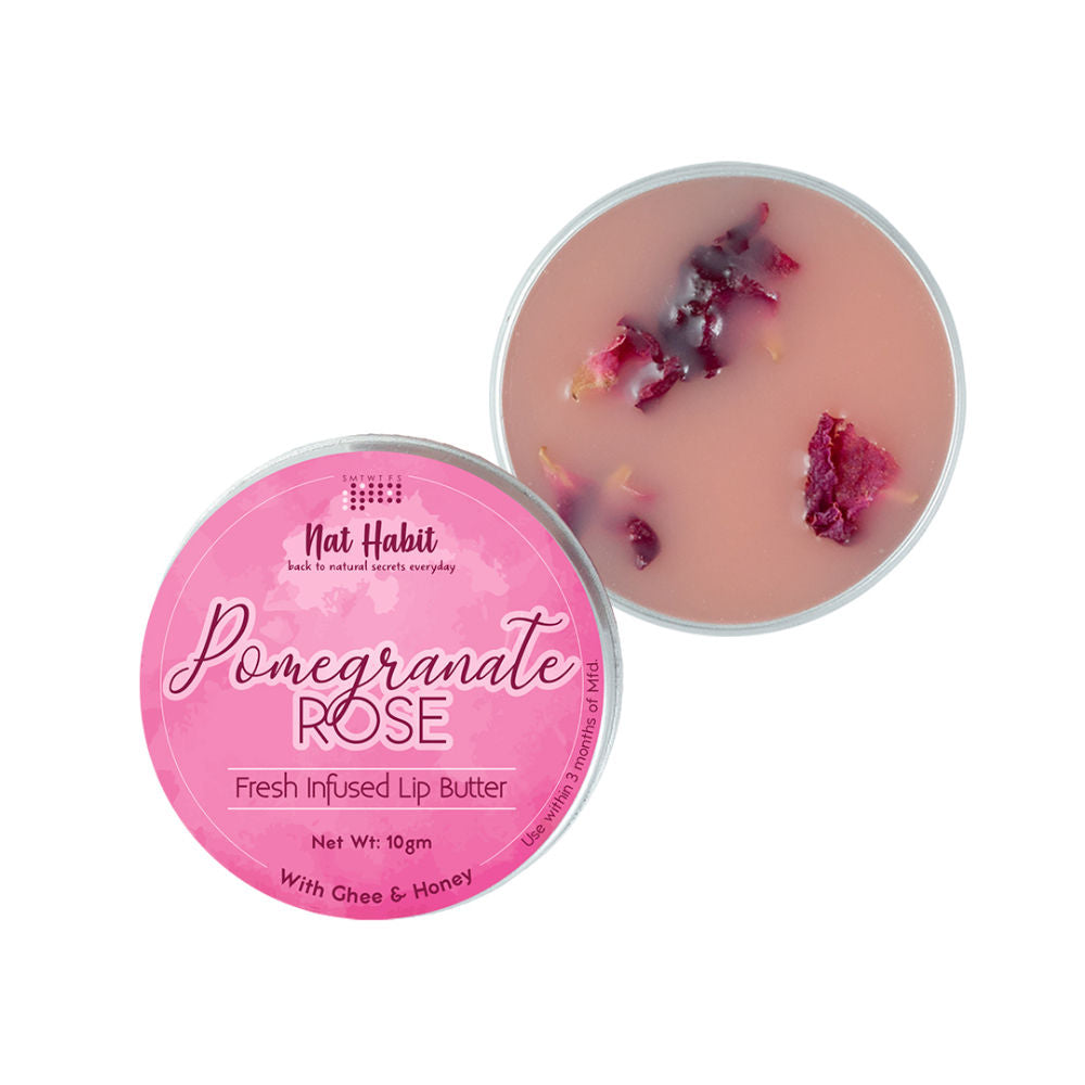 Nat Habit Pomegranate Rose Lip Butter