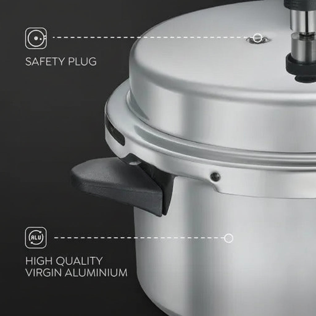 Judge by Prestige Deluxe Aluminium Pressure Cooker Outer Lid Gas & Induction