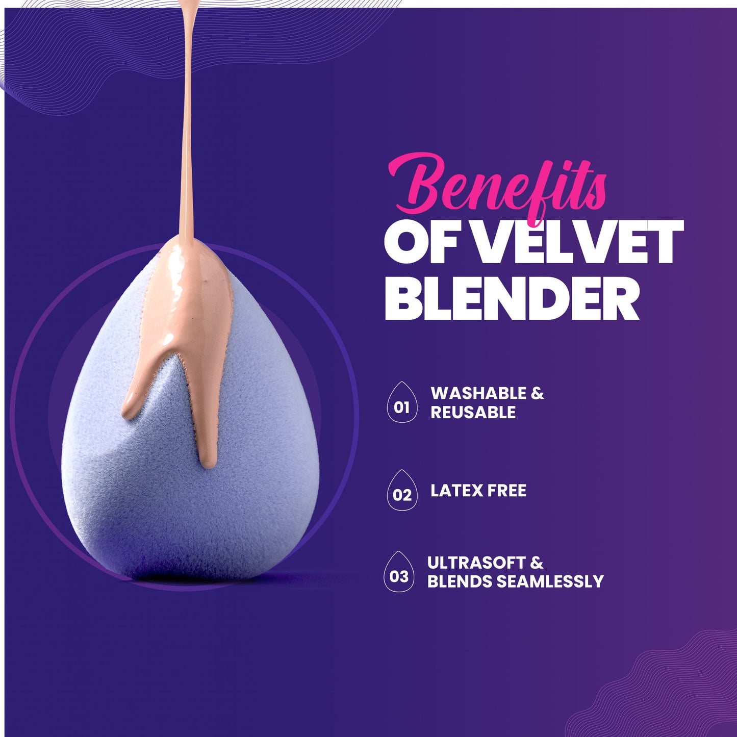 MARS Cosmetics Microfibre Velvet Beauty Blender