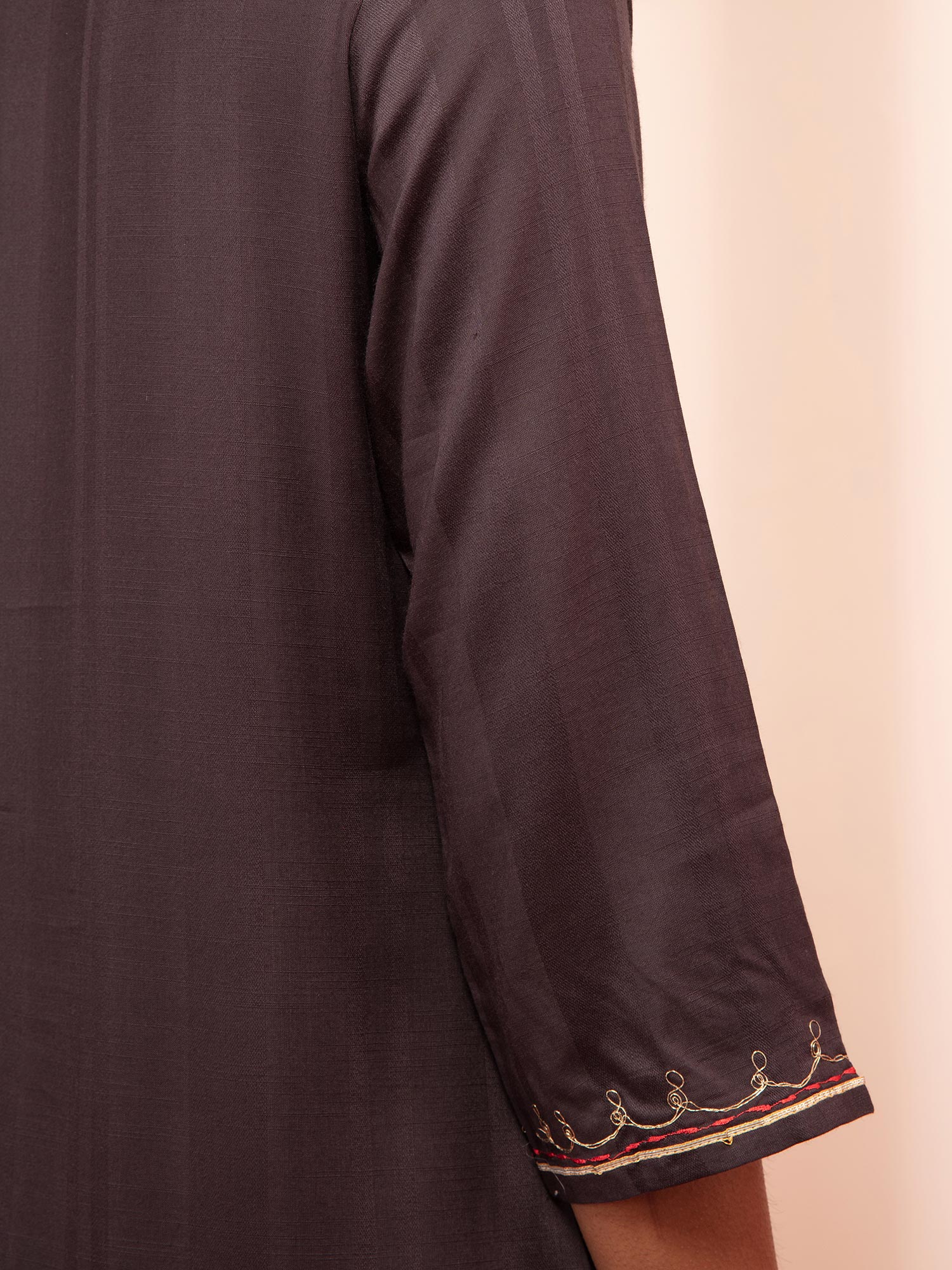 Likha Shaan-E-Avadh Black Embroidered Kurta Set with Dupatta LIKSKD133 (Set of 3)