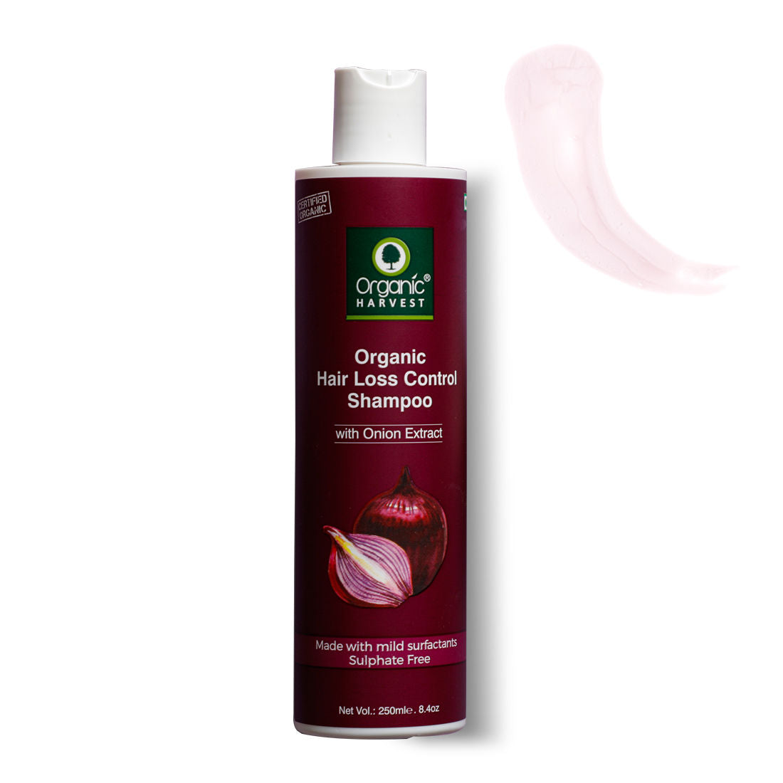Organic Harvest Organic Hair Loss Control Shampoo With Onion Extract - 250 ml