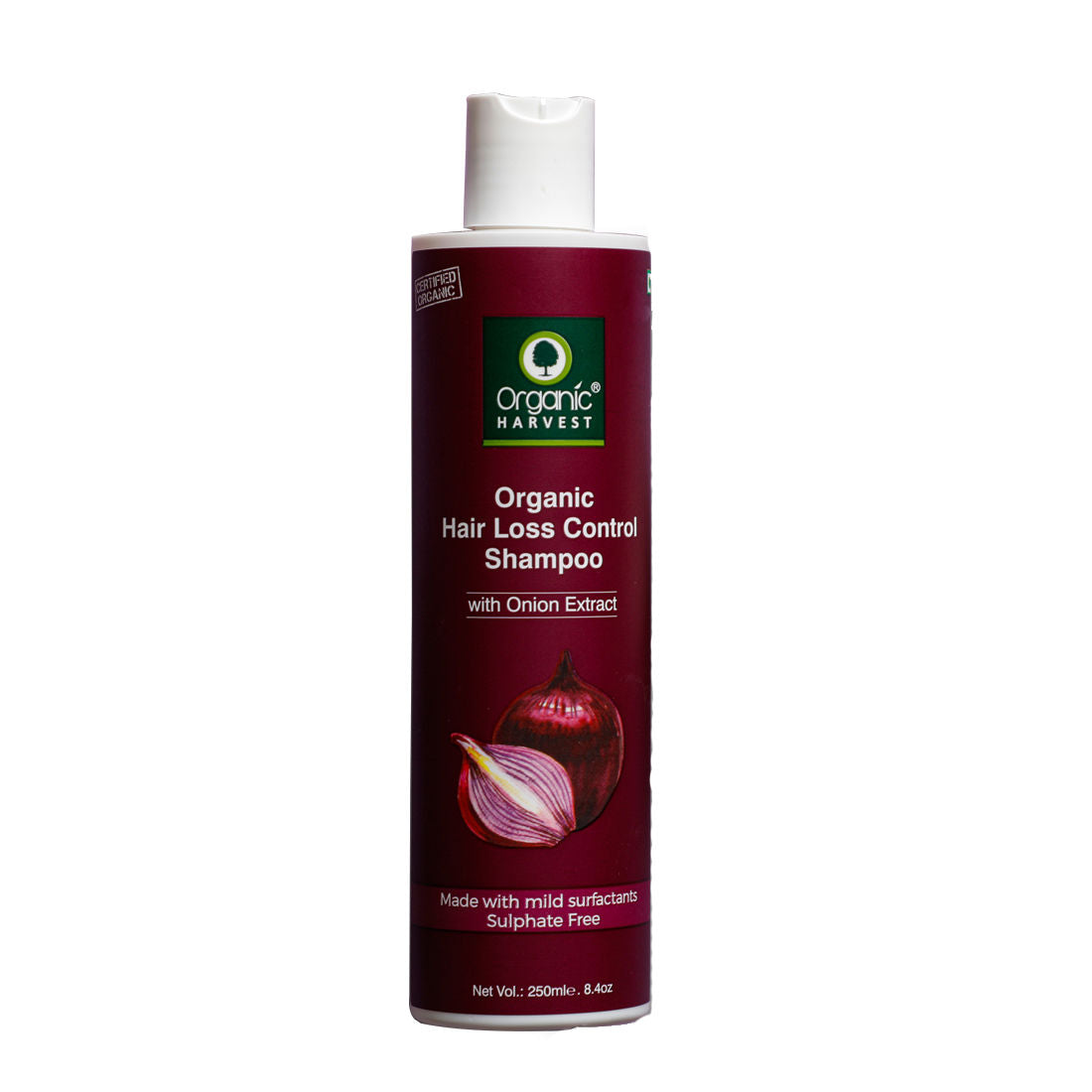 Organic Harvest Organic Hair Loss Control Shampoo With Onion Extract - 250 ml