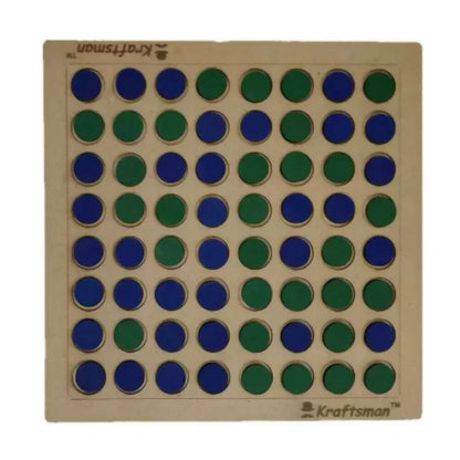 Kraftsman Wooden Reversi Board Game | 2 Players Board Game For All Age Groups