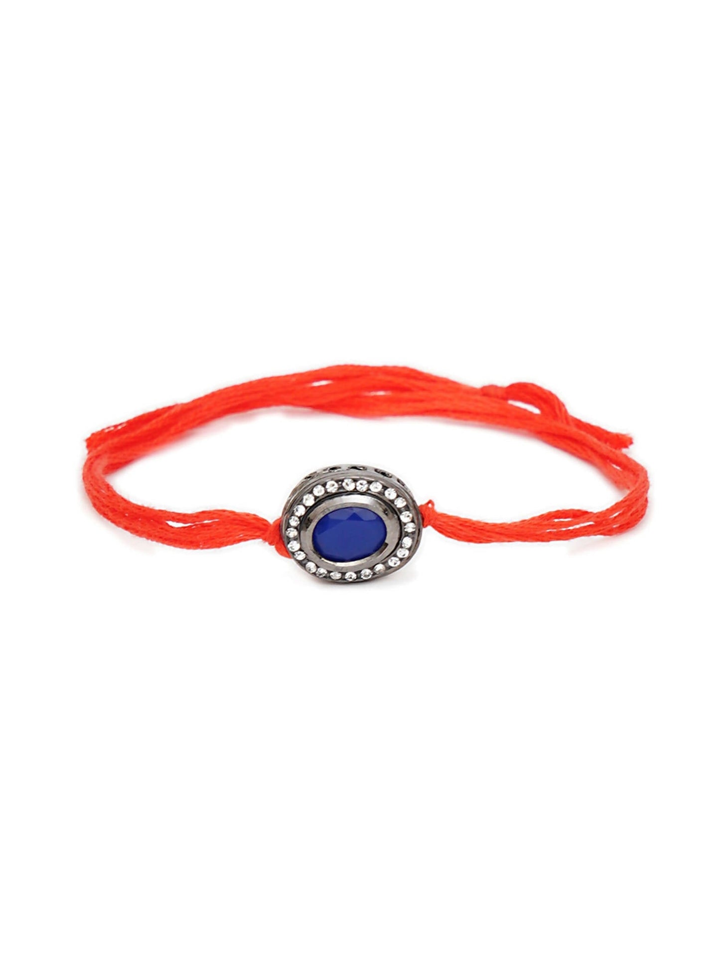 Designer kundan Rakhi - Ruby Raang