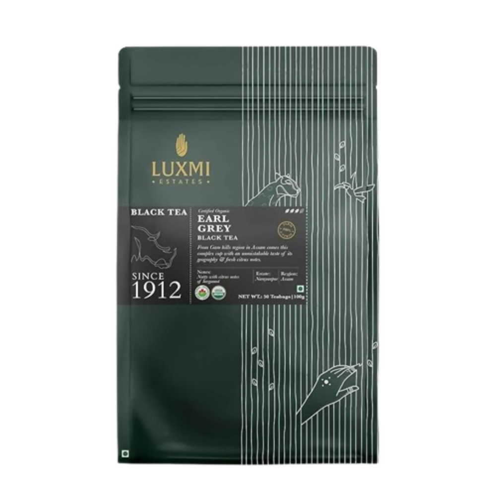 Luxmi Estates Garo Hills Organic Earl Grey Black Tea