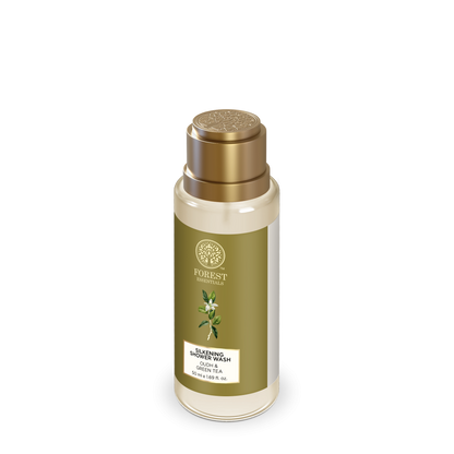 Forest Essentials Travel Size Silkening Shower Wash Oudh & Green Tea