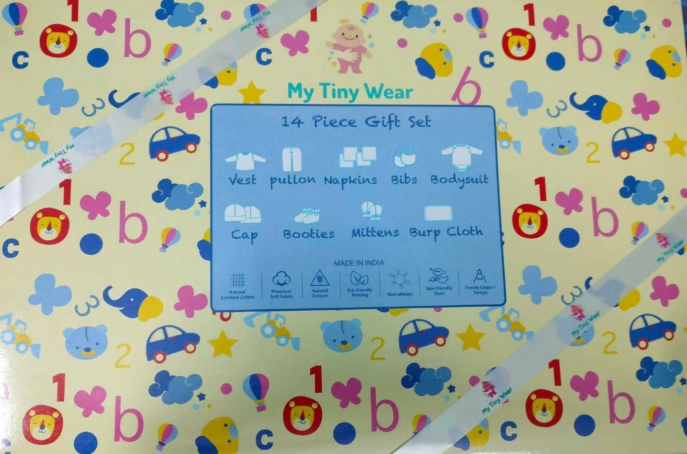 My Tiny Wear Full Sleeves New Born Baby Gift Set - Yellow