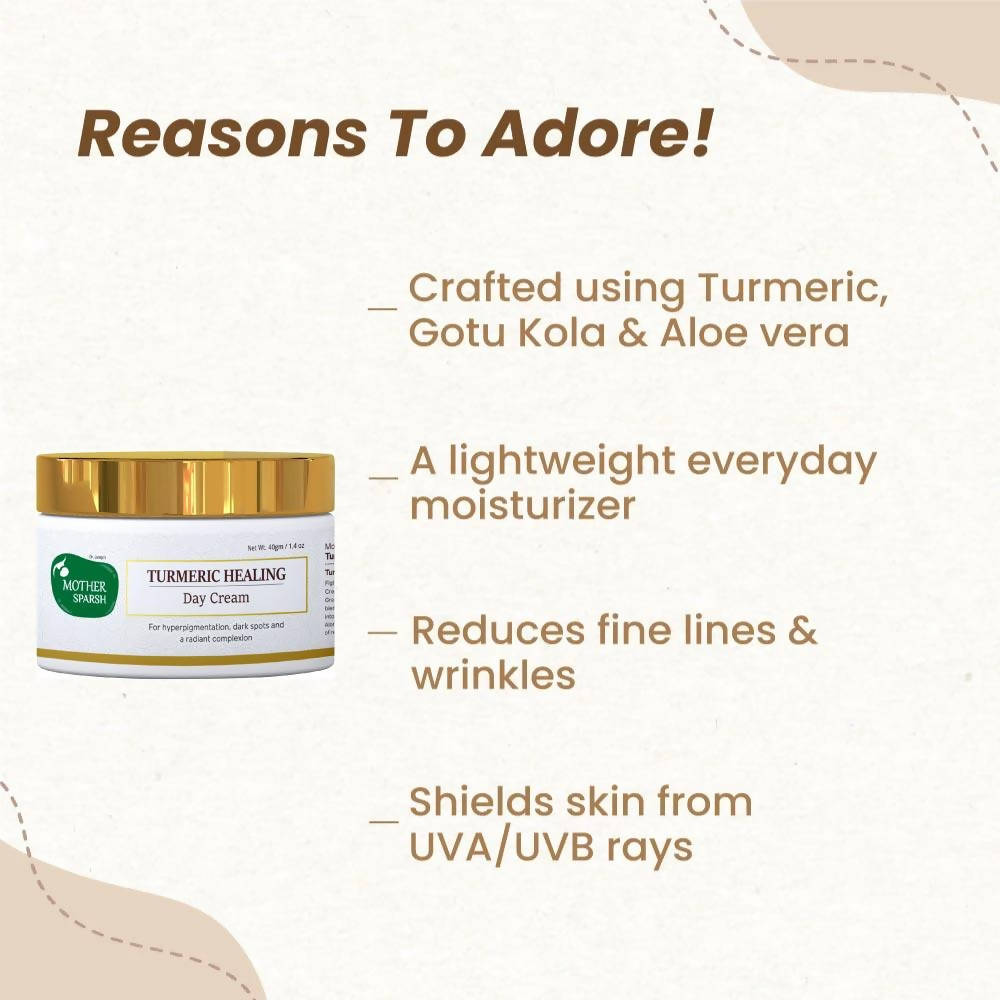 Mother Sparsh Turmeric Healing Day Cream - 40 gms