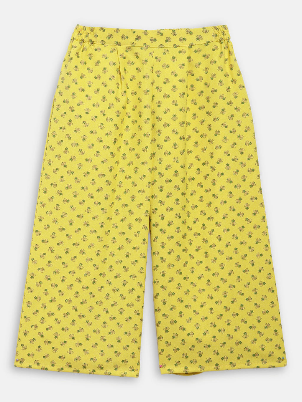 Ahalyaa Yellow Viscose Rayon Straight Kurta Sets