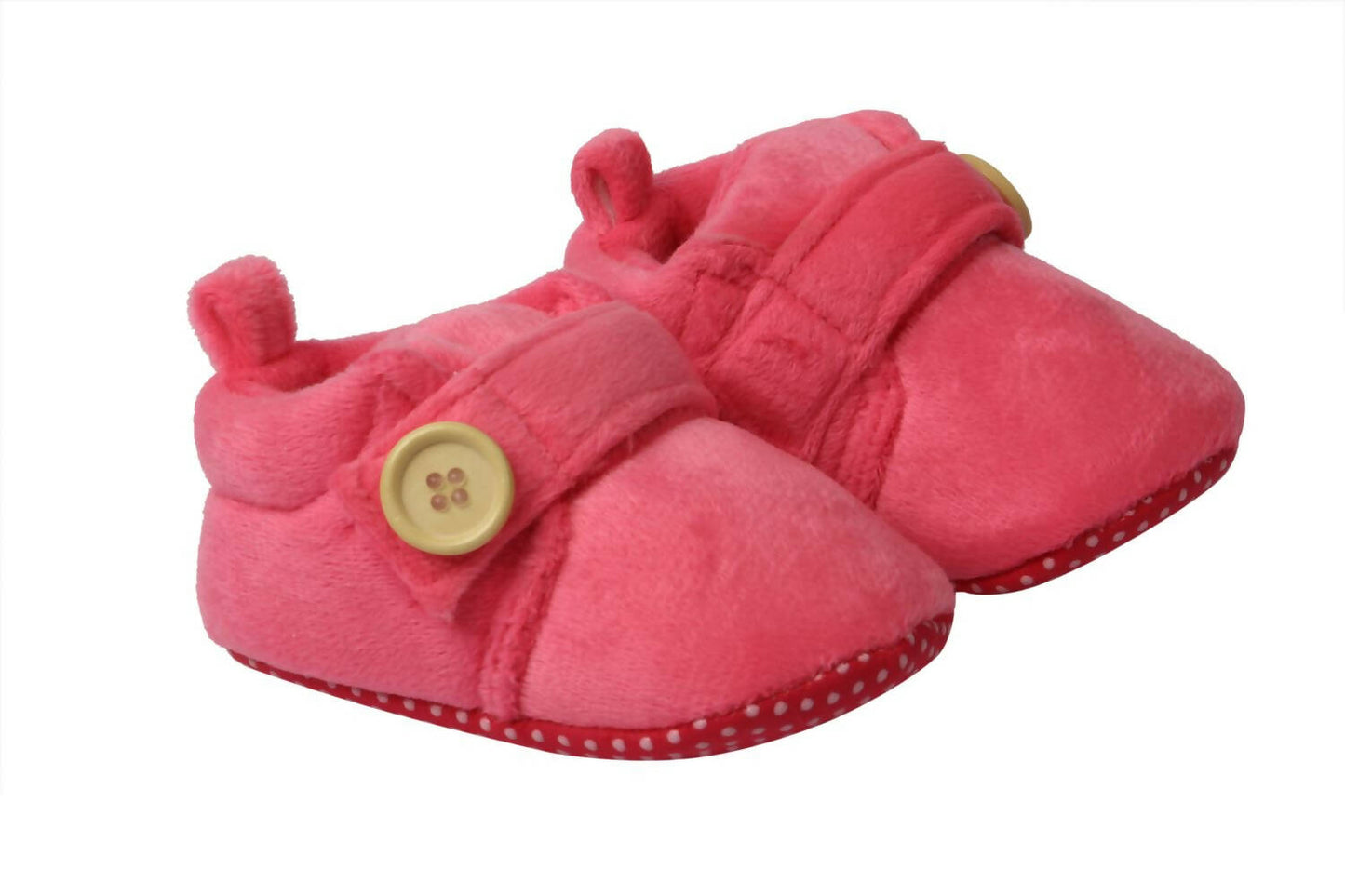 Tiny Bugs Unisex Soft Base Booties - Pink