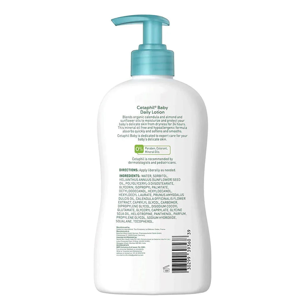 Cetaphil Baby Daily Face & Body Lotion with Organic Calendula - 399 ml