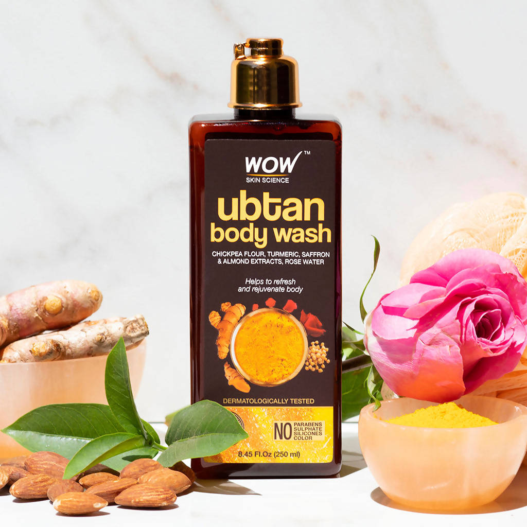 Wow Skin Science Ubtan Body Wash - 250 ml