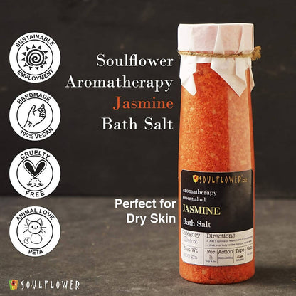 Soulflower Aromatherapy Essential Oil Jasmine Bath Salt