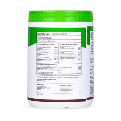 OZiva Plant Based Collagen Builder - 250 gm - Berry Orange