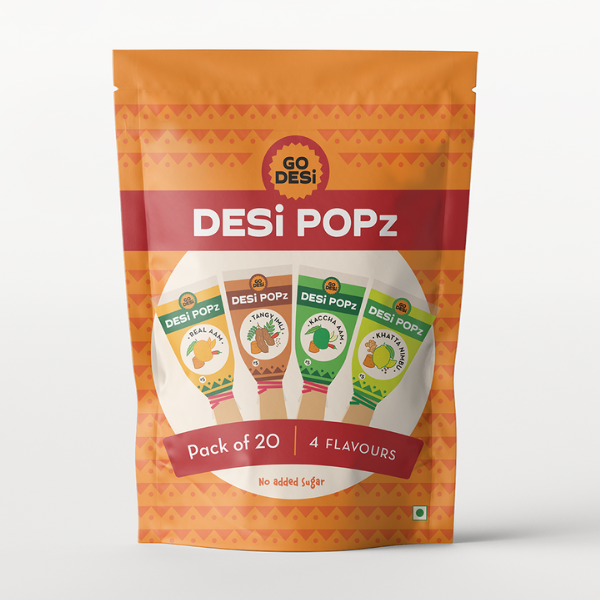 Go Desi POPz Combo | Tangy Imli (5 Pcs) | Real Aam (5 Pcs) | Kaacha Aam (5 Pcs) | Khatta Nimbu (5 Pcs)