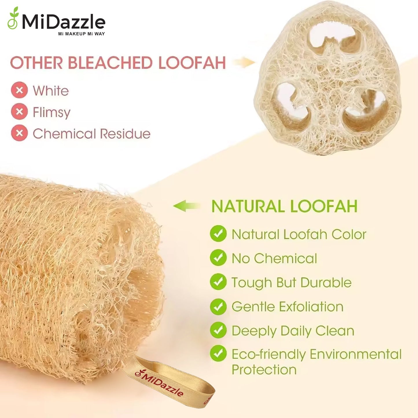 MiDazzle Loofah (Heart) MIOL6104