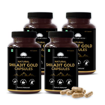 Saptamveda Shilajit Gold Capsule - 60 tabs