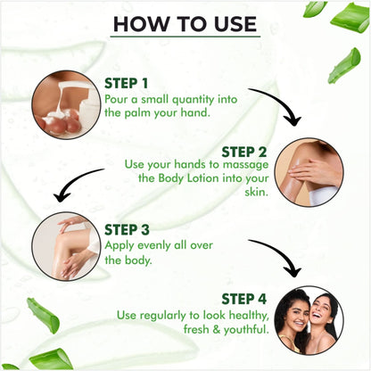 Dr.Sakhiya Body Lotion With Glutathione, Niacinamide & Aloe Vera